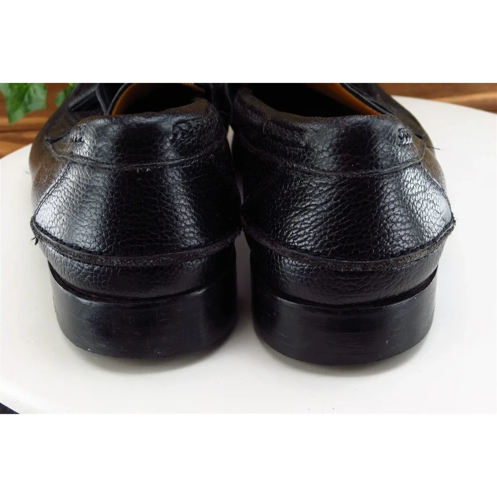 Sandro Moscoloni Shoes Sz 11.5‎ M Black Loafer Leather Men